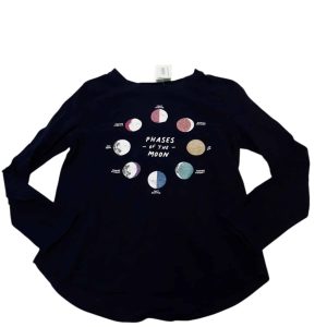 REMERA AZUL LUNAS BRILLOS GAP TS/8