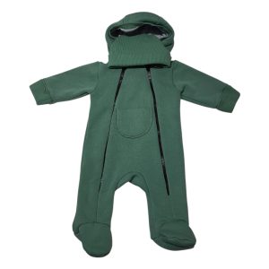 ENTERITO ALG VERDE CAPUCHA GORRO CBC 62 T6/9M APROX
