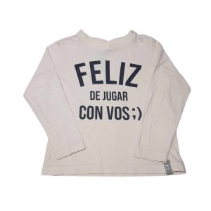 REMERA BCA FELIZ DE JUGAR CON VOS MIMO T4 GT