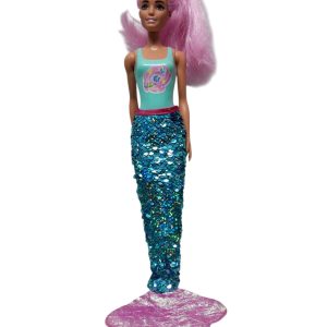 BARBIE SIRENA PELO ROSA