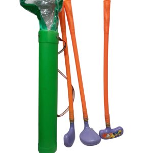 JUEGO DE GOLF PLASTICO ESTUCHE VERDE