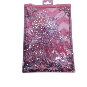 LIBRETA ROSA CON ART ESCOLAR BRILLOS