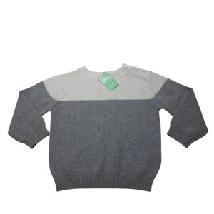 BUZO TEJIDO DOS TONOS DE GRIS BAS T2/3