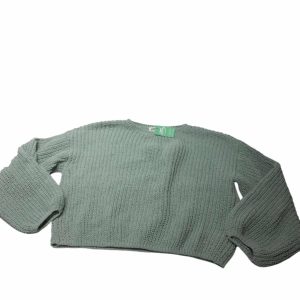 BUZO TEJIDO VERDE AGUA H&M T8/10