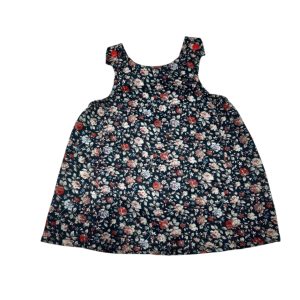VESTIDO ALG AZUL FLORES INT FELPA BB T6M APROX