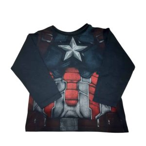 REMERA AZUL CAPITAN AMERICA MARVEL T4 GT
