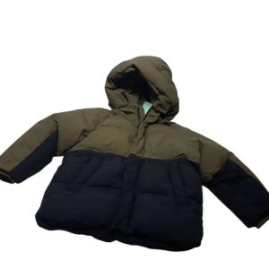 CAMPERA INFLADITA VERDE AZUL ZARA T3/4