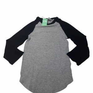 REMERA ALG GRIS MANGAS NEGRAS DIVIDED H&M TXS T8 AP