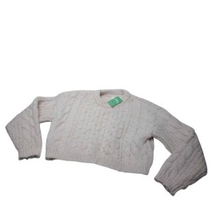 BUZO LANA JASPEADO CREMITA BEIGE ZARA T9/10