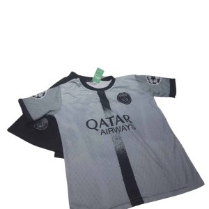 CONJ.CAMISETA FUTBOL GRIS SHORT SAINT GERMAIN MBAPEE T10 AP