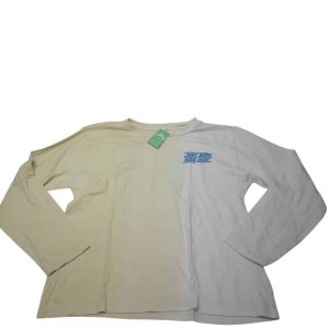 REMERA BLANCA AMARILLA JUST RIDE BAS T10