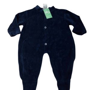 ENTERITO PLUSH AZUL MAZINHA BABY T0/3M
