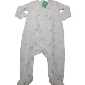 PIJAMA PIEL DURAZNO BCA DINOSAURIIOS DE COLORES BAS T3/6M