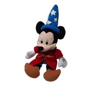 PELUCHE MICKEY MOUSE TRAJE ROJO Y GORRO MAGO FRIZZ Y ROCES