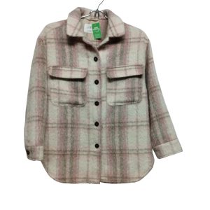 SOBRECAMISA PAÑO CUADRILLE ROSADO VERDE ZARA T11/12