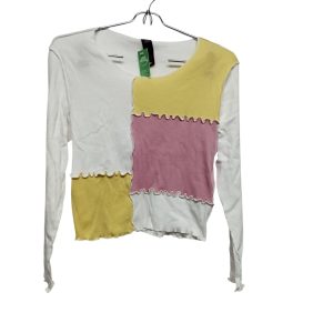REMERA BLANCA AMARILLA ROSADO PIECE OF CAKE TS