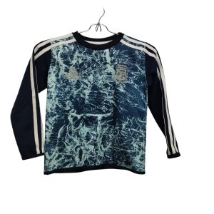 BUZO DEPORTIVO AZUL CELESTE RAY BLANCAS ADIDAS REPLICA AFA T10 manchit
