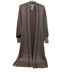 SACO LARGO DORADO AZUL BORDO ZARA TS GRANDE