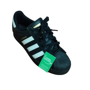 CHAMPIONES NEGROS RAY BLANCAS ADIDAS T39 1/3 manchitas pintura
