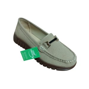MOCASINES MARRON HEBILLA DORADA NEGRO T 37 AP
