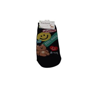 SOQUETES NEGRO SMILE OSO XIAOLUREN 36/41