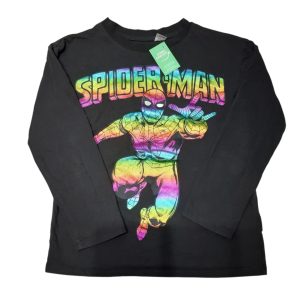 REMERA SPIDER COLORIDO METALIZADO MARVEL T6/8