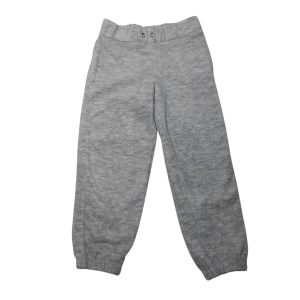 PANTALON POLAR GRIS CLARO SIN CORDON KIDDS T4