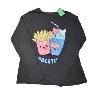 REMERA GRIS GATITO EN VASO FUZARKA T11/12