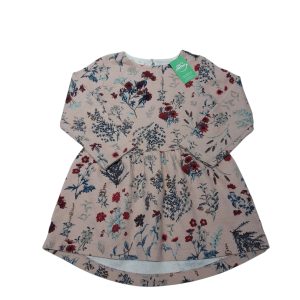 VESTIDO ALG ROSA FLORES ROJAS ZARA T2/3