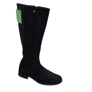 BOTAS CAÑA ALTA NEGRA GAMUZA PRUNE T38
