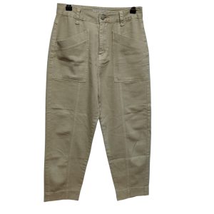 PANTALON TIPO JEAN BEIGE BAS T34