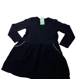 VESTIDO ALG AZUL BOLSILLOS H&M T2/4