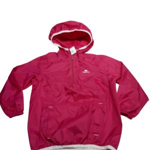 CAMPERA NYLON FUCSIA QUECHUA CAPUCHA T4 AP