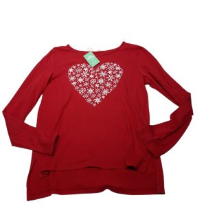 REMERA ROJA CORAZON COPOS NIEVE GAP T10