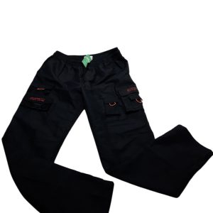 PANTALON NEGRO FUZARKA T13/14 DET NARANJAS