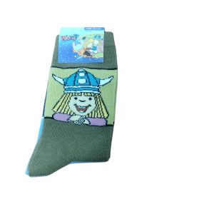 PACK MEDIAS DE NIÑO X 2 VIKINGO CON ANTIDESLIZANTE WICKIE 39-41