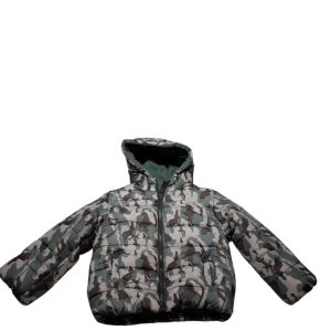 CAMPERA CON CAPUCHA CAMUFLADO VERDE BEIGE TRIBU T36M