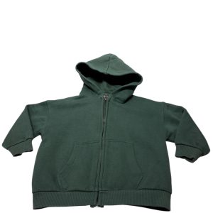 CAMPERA ALG VERDE CON FELPA ZARA T2/3