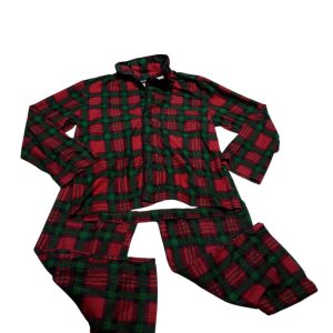 PIYAMA 2P CAMISA PANTALON CUADRILLE ROJO VERDE JOE BOXER T8