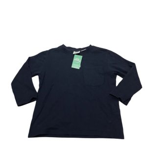 REMERA AZUL LISA BOLSILLO GRANDE ZARA T2/3 DEC