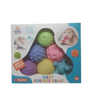 PELOTAS SENSORIALES MONTESSORI PARA BEBE KM1866B