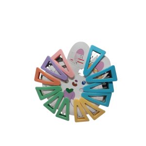 SET DE SAPITOS DE COLORES TRIANGULARES X12