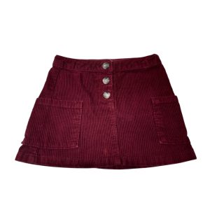 POLLERA PANA BORDO 3 BOTONES ZARA T6