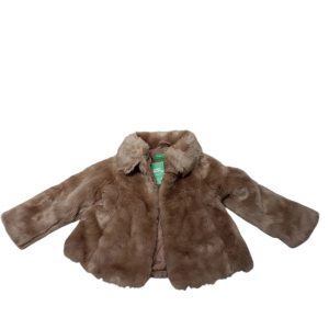 TAPADO PIEL MARRON BENETTON 18/24M