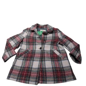 TAPADO PAÑO CUADRILLE BCO ROJO VERDE ZARA T4/5