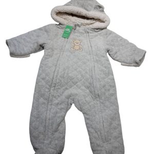 ASTRONAUTA GRIS CORDERITO CAPUCHA LITTLE ME T6/9M OSITO BEIGE