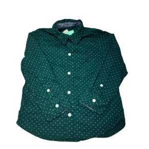 CAMISA VERDE OSCURO PUNTOS BCOS LOGG T4/5