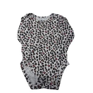 BODY ALG BEIGE ANIMAL PRINT NEGRO MARRON ROSA TEDDY BOOM T3/6M