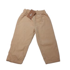 PANTALON PANA AMARILLO BAS T12/18M NUEVO