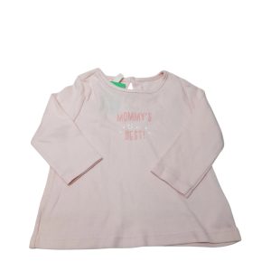 REMERA ALG ROSA MOMMYS THE BEST BRONZINI T6/9M